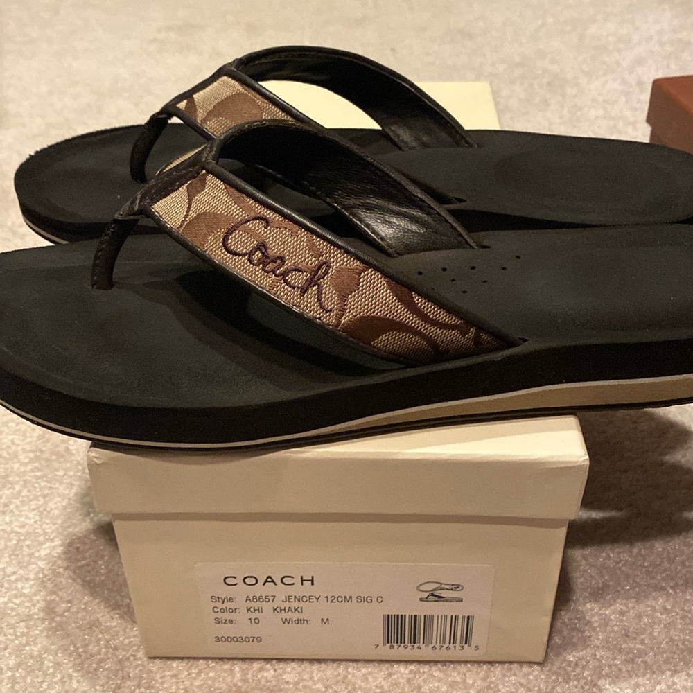 Coach Sandals Size 10